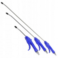 PISTOLET DO PRZEDMUCHIWANIA ZESTAW PISTOLETÓW 3el. 10 30 50cm TIR KOMPRESOR