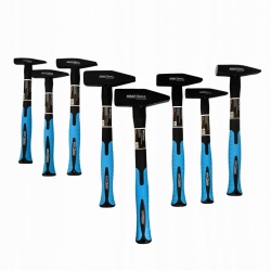 ZESTAW MŁOTKÓW ŚLUSARSKICH MŁOTEK MŁOTKI 8SZT 100 - 1500G FIBERGLASS KD232