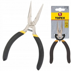 TOPEX SZCZYPCE PRECYZYJNE WYDŁUŻONE PROSTE 130 MM HARTOWANE SZCZĘKI 32D726