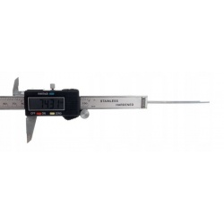 ELEKTRONICZNA SUWMIARKA CYFROWA KD10299 150mm METALOWA INOX W ETUI WALIZKA