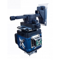 POZIOMICA LASEROWA LASER KRZYŻOWY ZIELONY SAMOPOZIOMUJĄCA 4D 360 2 BATERIE