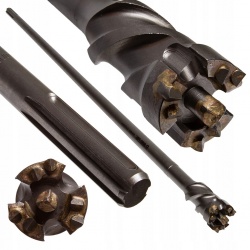 WIERTŁO PRZEBICIOWE SDS-MAX 45 x 1000mm DO PRZEWIERTÓW PESZLI RUR