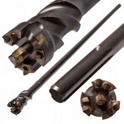 WIERTŁO PRZEBICIOWE SDS-MAX 45 x 1000mm DO PRZEWIERTÓW PESZLI RUR
