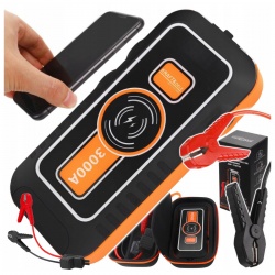 POWERBANK URZĄDZENIE WIELOFUNKCYJNE JUMP STARTER 1200A + ETUI 16 000MAH