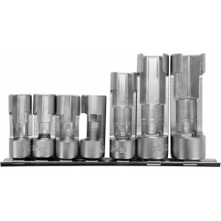 YATO ZESTAW NASADEK OTWARTYCH 3/8" 1/2" 7 SZTUK 10-19mm KOMPLET YT-17508