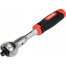 YATO GRZECHOTKA Z OBROTOWĄ GŁOWICĄ 1/4'' 72T 145MM STALCRV PRZEGUB YT07200