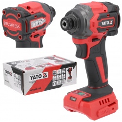 YATO ZAKRĘTARKA UDAROWA AKUMULATOROWA BEZSZCZOTKOWA 18V 230NM 1/4'' KORPUS