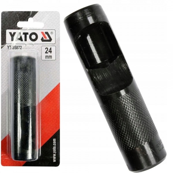 YATO PRZEBIJAK RURKOWY DO SKÓRY GUMY KARTONU TEKSTYLIÓW FI 24 MM YT-35872 YATO PRZEBIJAK RURKOWY DO SKÓRY GUMY KARTONU TEKSTYLIÓW FI 24 MM YT-35872