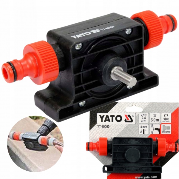 YATO POMPKA NA WIERTARKĘ WKRĘTARKĘ DO WODY PALIWA OLEJU POMPA YT-89000 YATO POMPKA NA WIERTARKĘ WKRĘTARKĘ DO WODY PALIWA OLEJU POMPA YT-89000
