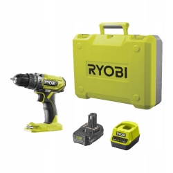RYOBI WIERTARKA WKRĘTARKA UDAROWA R18PD2-120B 18V 50Nm 2Ah ONE+ WALIZKA