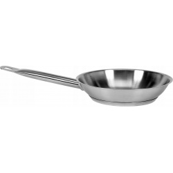 YATO PATELNIA GASTRONOMICZNA STALNIERDZEWNA 20CM INDUKCJA GAZ PRĄD YG-00100