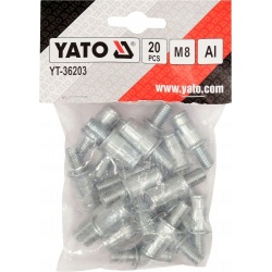 YATO NITOTRZPIENIE NITOŚRUBY ALUMINIOWE M8 20 SZT. DO NITOWNICY YT-36203