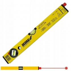 DEDRA POZIOMICA LASEROWA ZASIĘG 30M POZIOMNICA 60CM 2 LIBELLI MD1004