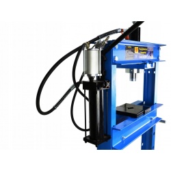 GEKO PRASA HYDRAULICZNO-PNEUMATYCZNA 20T Z MANOMETREM 0-1035MM G02092