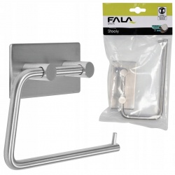 FALA UCHWYT WIESZAK NA PAPIER TOALETOWY BEZ WIERCENIA Z TAŚMĄ 3M INOX 69375