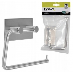 FALA UCHWYT WIESZAK NA PAPIER TOALETOWY BEZ WIERCENIA Z TAŚMĄ 3M INOX 69375