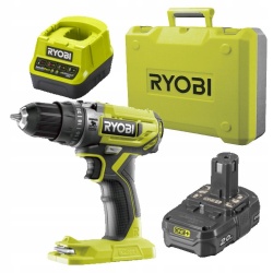RYOBI WIERTARKA WKRĘTARKA UDAROWA R18PD2-120B 18V 50Nm 2Ah ONE+ WALIZKA