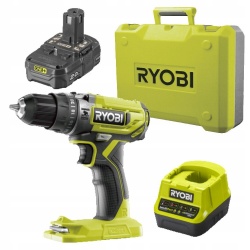 RYOBI WIERTARKA WKRĘTARKA UDAROWA R18PD2-120B 18V 50Nm 2Ah ONE+ WALIZKA
