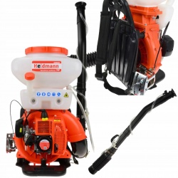 OPRYSKIWACZ SPALINOWY PLECAKOWY OGRODOWY DMUCHAWA 14L MOCNY 2kW HEIDMANN