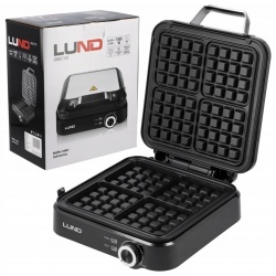 GOFROWNICA 1500W 4 DUŻE CHRUPIĄCE GOFRY MOCNA LUND Z REGULACJĄ TEMPERATURY