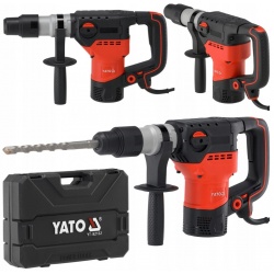 MŁOT UDAROWY OBROTOWY DO KUCIA I WIERCENIA SDS MAX 15J 1600W YATO YT-82132
