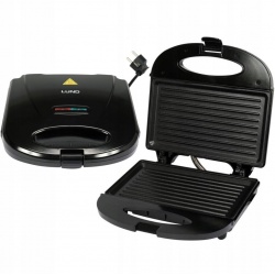 LUND OPIEKACZ DO KANAPEK GRILL 750W PŁYTA GRILLOWA 21,5x12,5CM CZARNY 67528