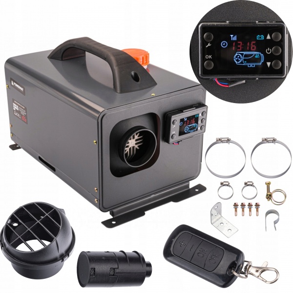 NAGRZEWNICA POWIETRZA DMUCHAWA OGRZEWANIE POSTOJOWE 8kW 12V DO GARAŻU AUTA NAGRZEWNICA POWIETRZA DMUCHAWA OGRZEWANIE POSTOJOWE 8kW 12V DO GARAŻU AUTA