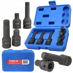 KLUCZE NASADKI UDAROWE PIAST ZAWIESZENIA GWIAZDKA SPLINE M14 M16 M18 1/2''