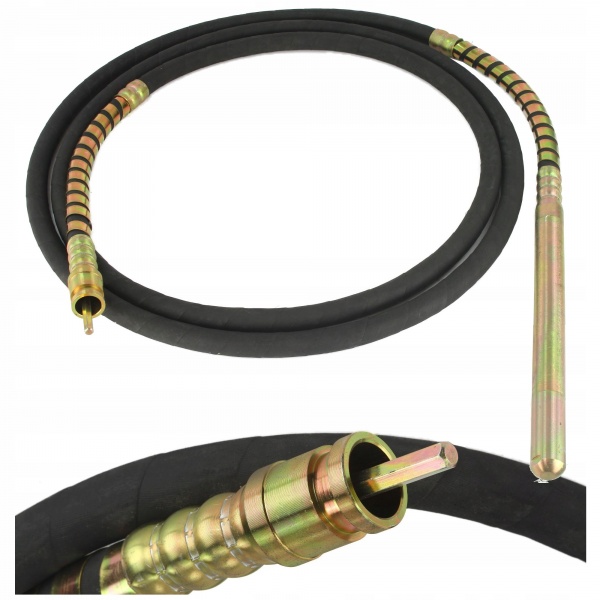 BUŁAWA WIBRATORA DO BETONU 6m 38mm WĄŻ WIBRACYJNY SZYBKOZŁĄCZE M79536 BUŁAWA WIBRATORA DO BETONU 6m 38mm WĄŻ WIBRACYJNY SZYBKOZŁĄCZE M79536