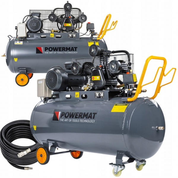 POWERMAT KOMPRESOR OLEJOWY 4KM 200L 650L/MIN 8BAR +WĄŻ 15M PM-KO-200T-400V POWERMAT KOMPRESOR OLEJOWY 4KM 200L 650L/MIN 8BAR +WĄŻ 15M PM-KO-200T-400V