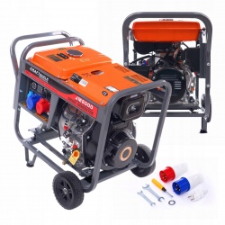 AGREGAT PRĄDOTWÓRCZY DIESEL GENERATOR 8KW 8000W AVR 3-FAZOWY DUAL KD126