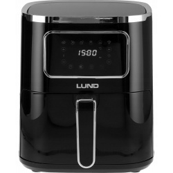 FRYTKOWNICA BEZTŁUSZCZOWA LUND DO SMAŻENIA PIECZENIA 1450W 5L CZARNA 67561