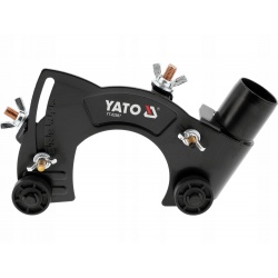 YATO OSŁONA PRZECIWPYŁOWA 125MM DO SZLIFIEREK KĄTOWYCH Z ODSYSANIEM PYŁU