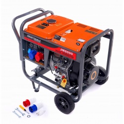 AGREGAT PRĄDOTWÓRCZY DIESEL GENERATOR 8KW 8000W AVR 3-FAZOWY DUAL KD126