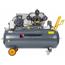 POWERMAT KOMPRESOR OLEJOWY 4KM 200L 650L/MIN 8BAR +WĄŻ 15M PM-KO-200T-400V