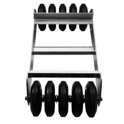 WÓZEK TRANSPORTOWY ROLKA SERWISOWA POD PRÓG URWANE KOŁO 1200kg KRAFT&DELE