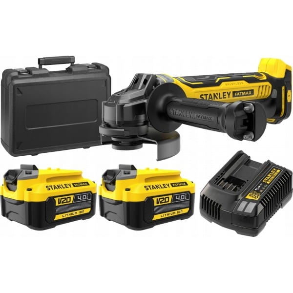 STANLEY SZLIFIERKA125MM 18V 2X4AH V20 SFMCG700M2K