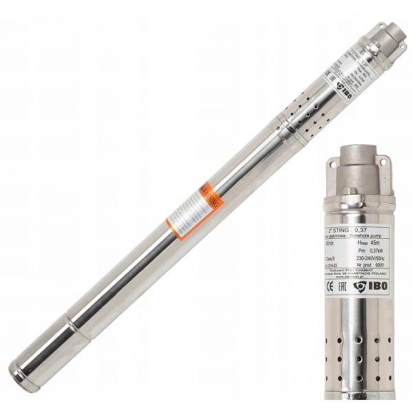 2" STING IBO KABEL 14M 0,37KW POMPA GŁĘBINOWA