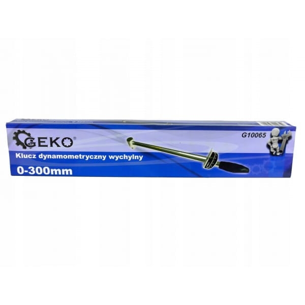 GEKO KLUCZ DYNAMOMETRYCZNY WYCHYLNY 0-300NM G10065