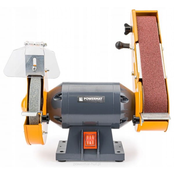 POWERMAT SZLIFIERKA STOŁOWA KAMIENIOWA TAŚMOWA 1850W PM-SS-1850M-2W1 TAŚMA