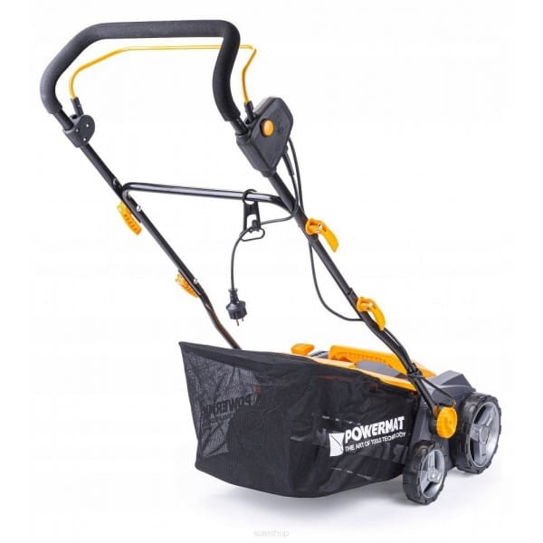 AERATOR WERTYKULATOR ELEKTRYCZNY Z KOSZEM 3W1 2550W WERTYKULACJA 38CM MOCNY