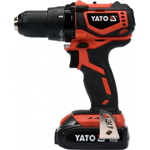 YATO WKRĘTARKA WIERTARKA AKUMULATOROWA BEZSZCZOTKOWA 18V +2Ah 42Nm YT-82794