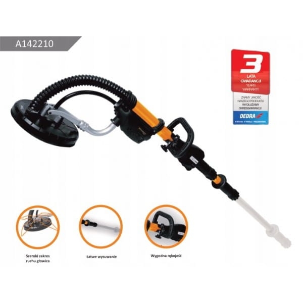 PANSAM SZLIFIERKA ŻYRAFA DO GIPSU GŁADZI ŚCIAN TYNKÓW ZACIERACZKA 710W