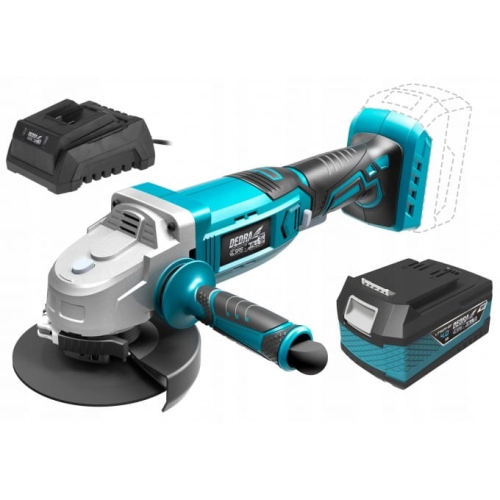 SZLIFIERKA KĄTOWA AK LI-ION 18V DEDRA DED7051 +4AH