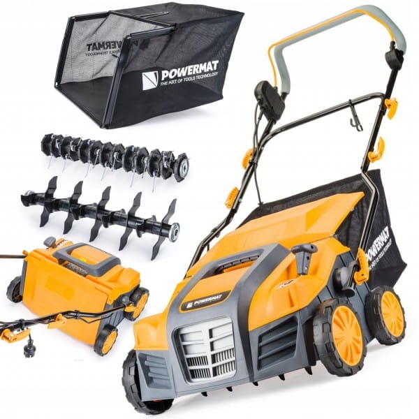 AERATOR WERTYKULATOR ELEKTRYCZNY 2600W Z KOSZEM AERACJA WERTYKULACJA 40CM