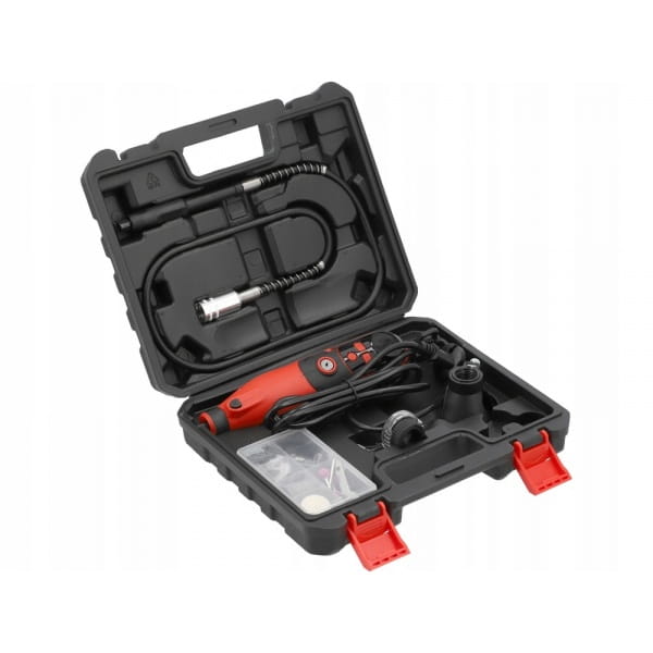 YATO MINI SZLIFIERKA 3,2MM SIECIOWA 130W +OSPRZĘT 83EL. REGULACJA YT-82077