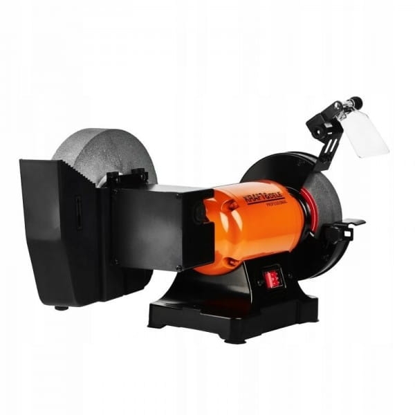 SZLIFIERKA STOŁOWA WIELOFUNKCYJNA 2X KAMIEŃ SUCHO MOKRO 1800W 230V KD569