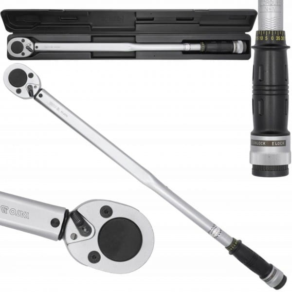 YATO KLUCZ DYNAMOMETRYCZNY 3/4'' 845-860 MM 100-500 NM WALIZKA CERTYFIKAT