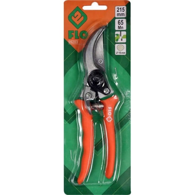 SEKATOR NOŻYCOWY ogrodowy unwersalny 205 mm FLO