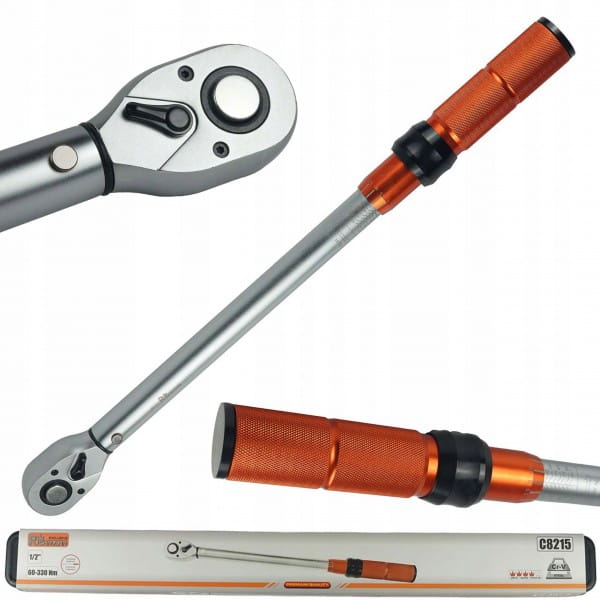 RICHMANN KLUCZ DYNAMOMETRYCZNY DWUKIERUNKOWY 60-330NM 1/2 KALIBRACJA C8215